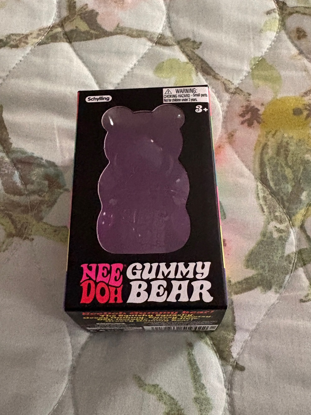 Authentic NeeDoh Gummy Bear Stress Toy - Pink - Still Sealed in Box